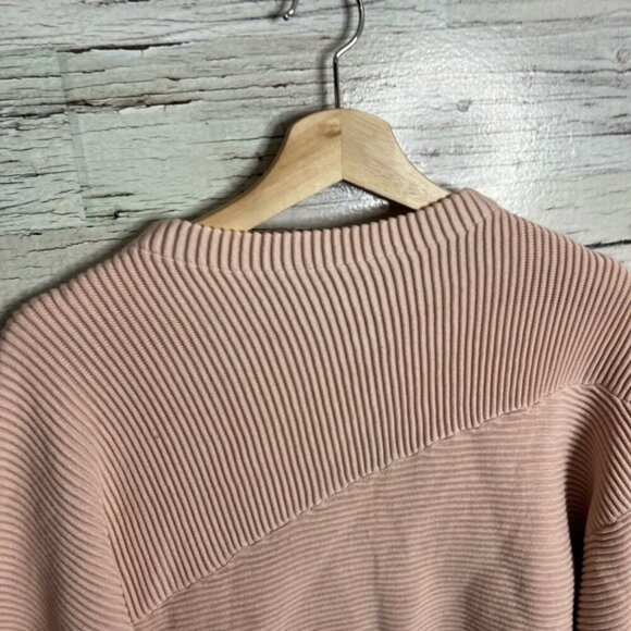 Marla Wynne Pink Ribbed Women's Sweater Size L - Picture 7 of 9